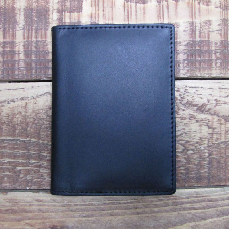 Black Leather A7 Style Notepad Holder H0087-BLK