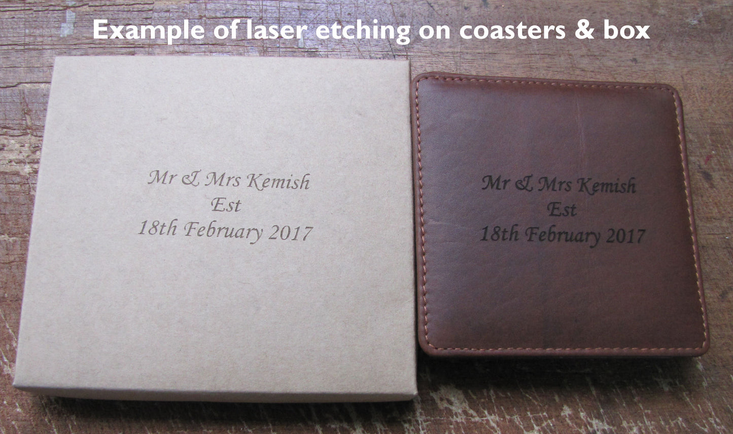 Round Coasters third wedding anniversary