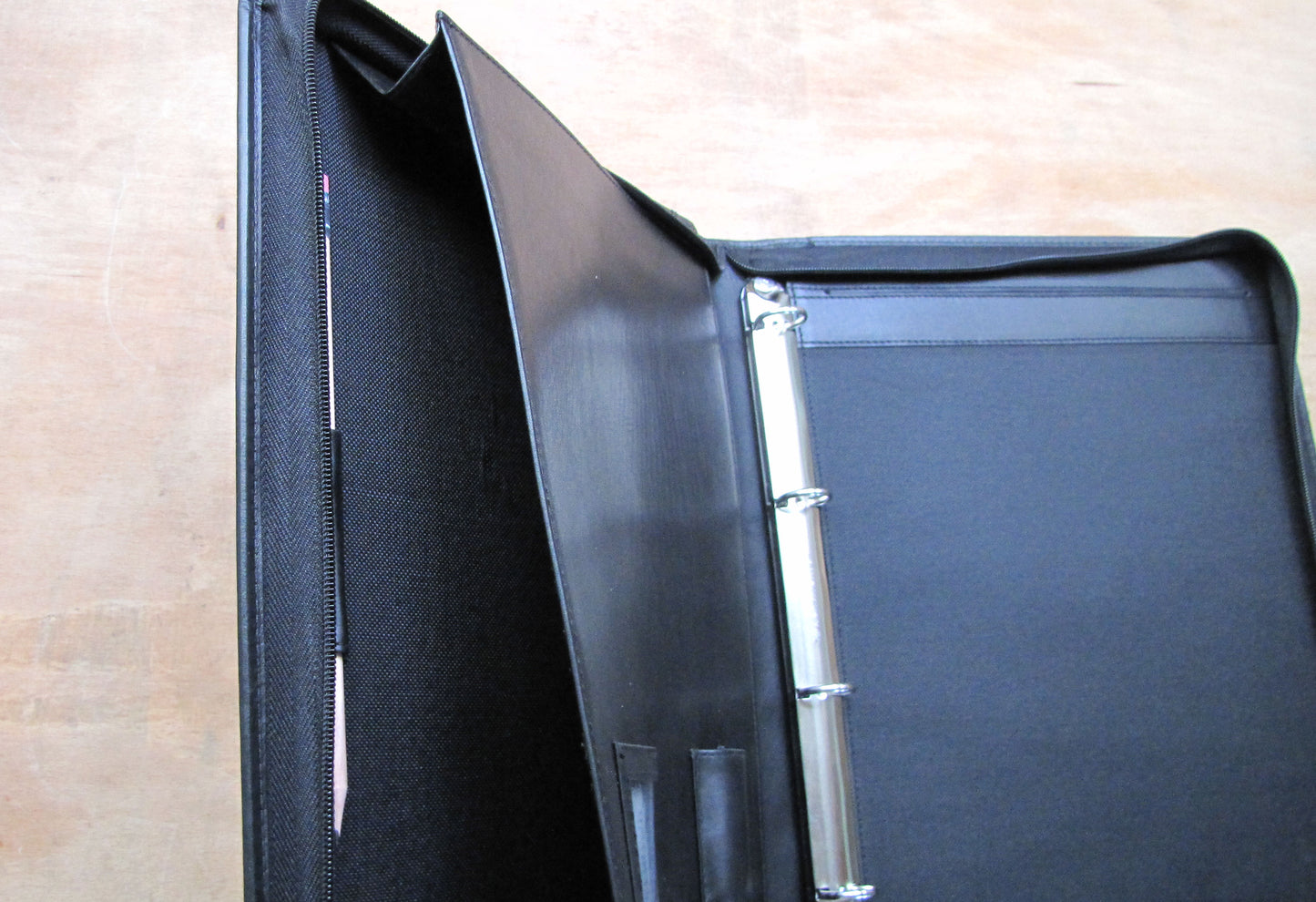 Black Leather Classic Car Document A4 Folder Portfolio IT08-BLK