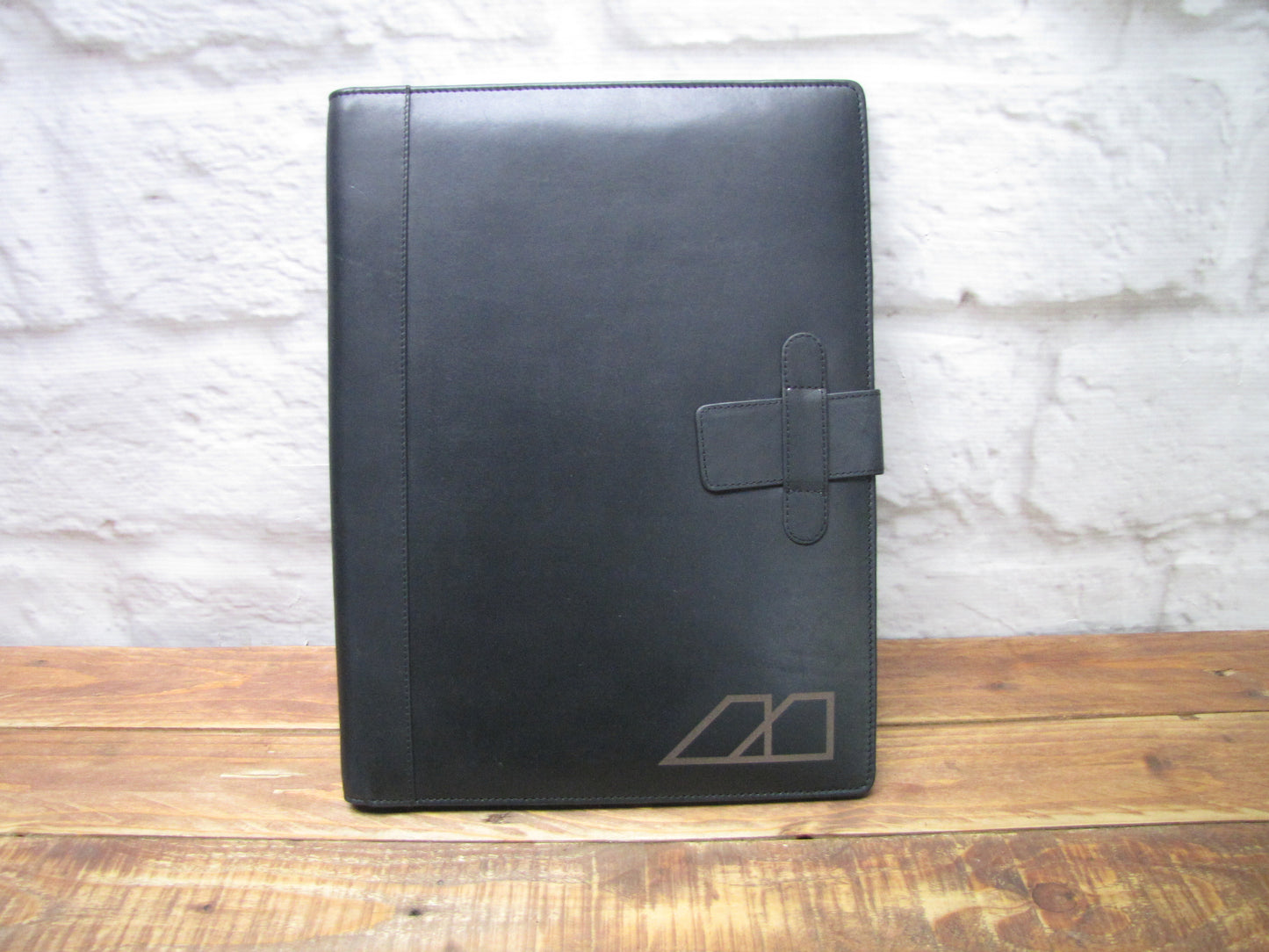 Black Leather A4 Folder Organiser Portfolio IT124-BLK
