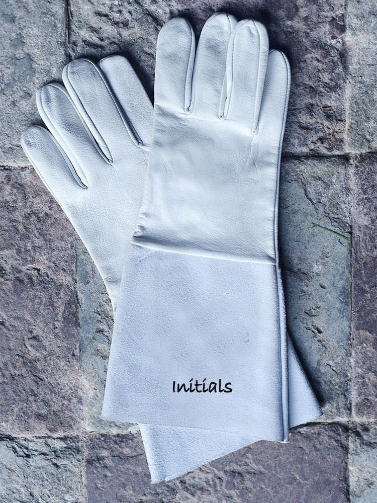 Leather Gardening Gloves with Safety Cuffs