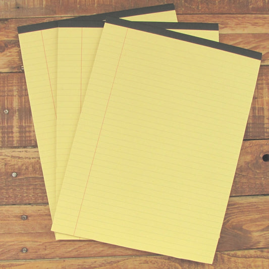 Replacement A4 Executive Lined Writing Pads x 3