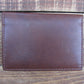 Leather ID Wallet Tan Leather
