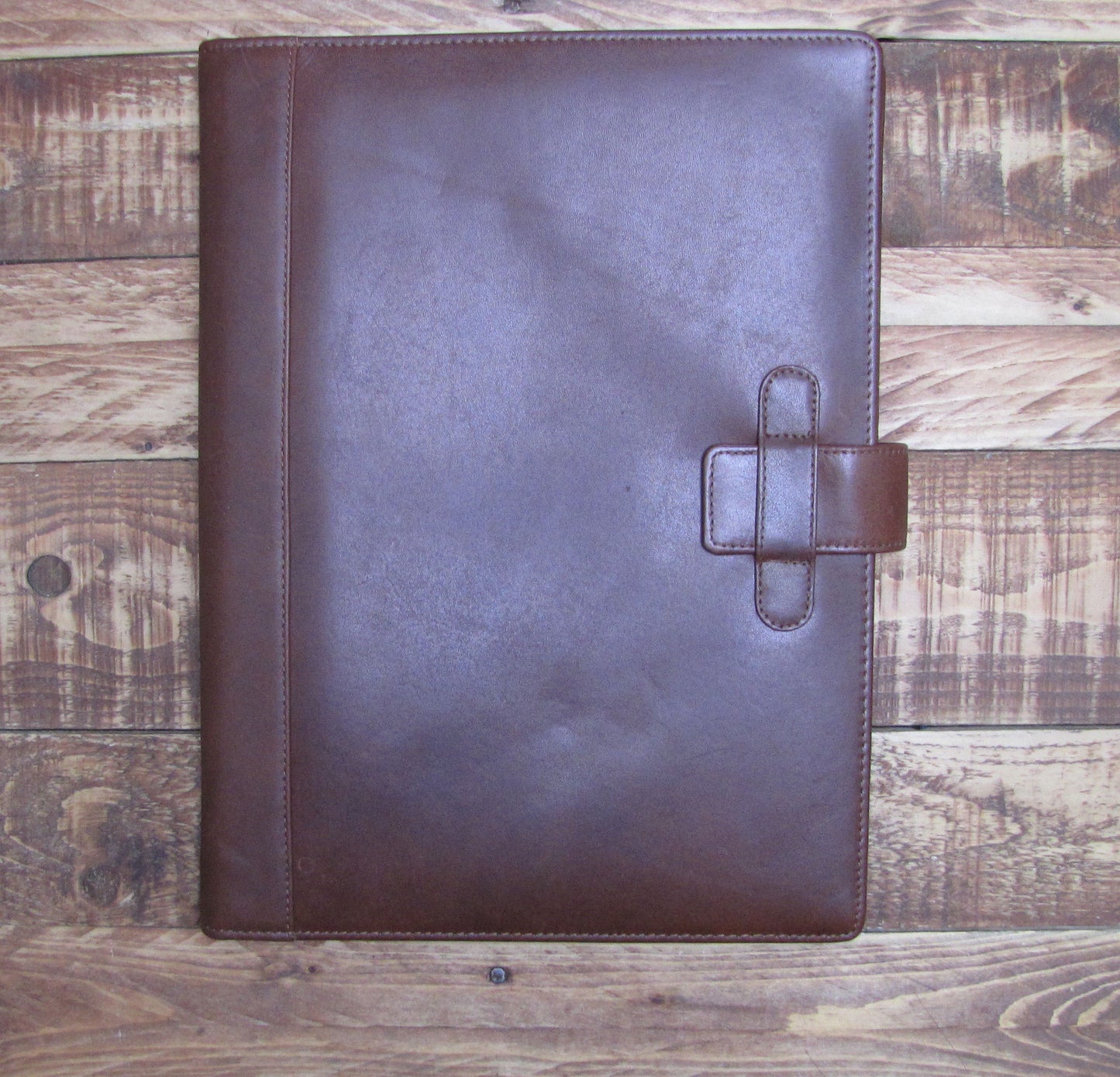 A4 Folder Personalised Leather Leaving Gift Name
