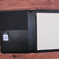 A4 Black Leather Folder Fold Close Folder VS829-BLACK