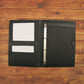 A4 Black Leather Guest Room Information Folder VS829-A-BLK