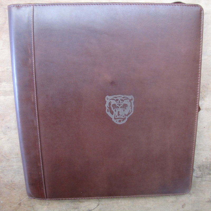 Ipad Pro Case brown Leather A4 Folder Organiser Portfolio IT08