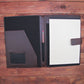 Executive Leather A4 Folder Organiser Portfolio IT124-BLK&TAN