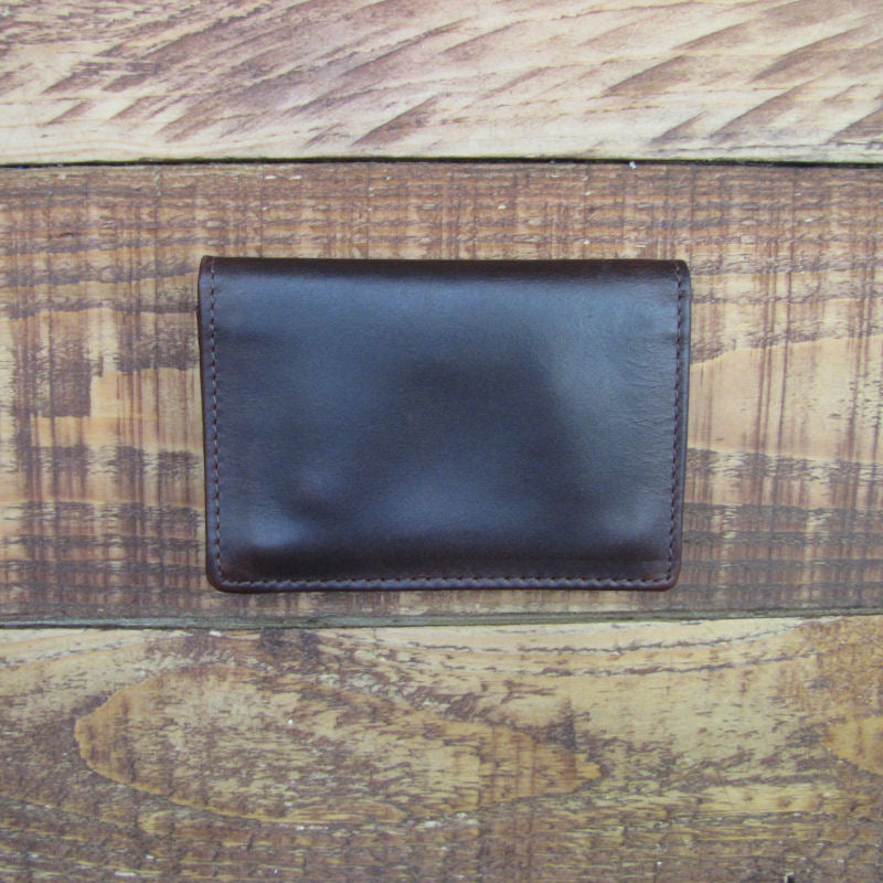 Brown Leather ID Wallet