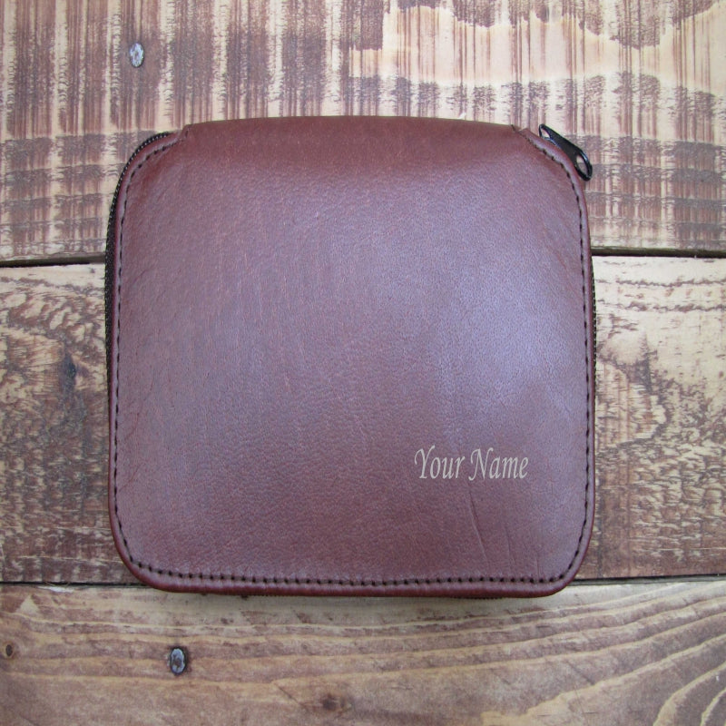 Leather Fishing Fly Wallet (7" x 4")