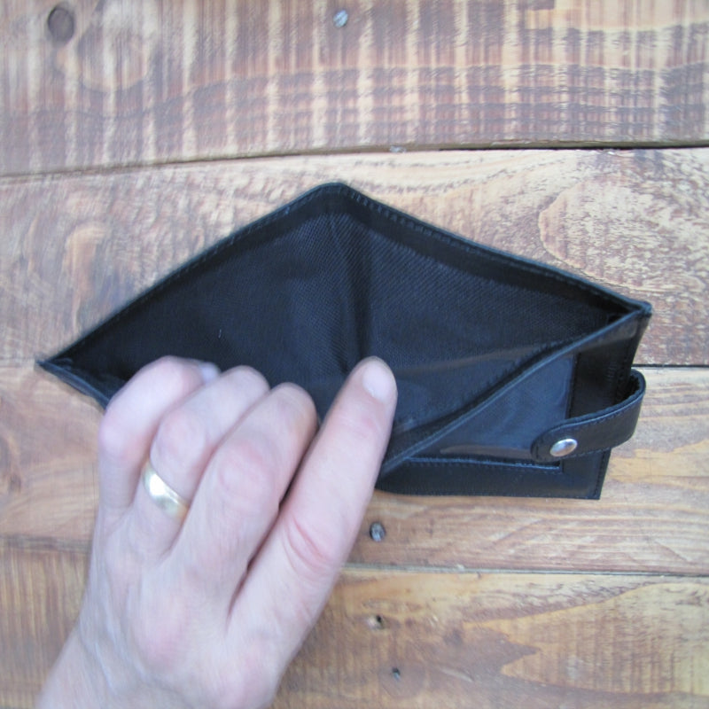 Black Leather Shotgun Firearm Certificate License Holder