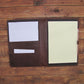 A4 Brown Leather Folder Fold Close Folder vs829