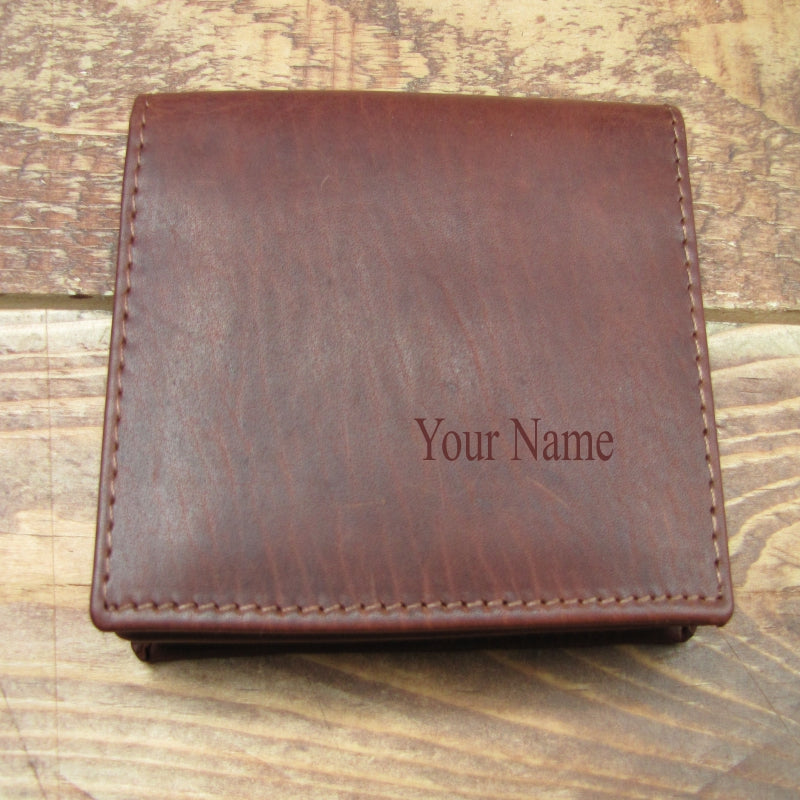 Tan Leather Oyster Card License Holder