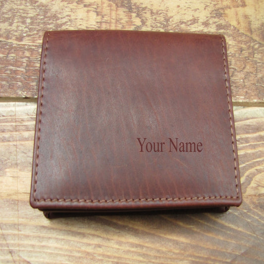 Tan Leather Oyster Card License Holder