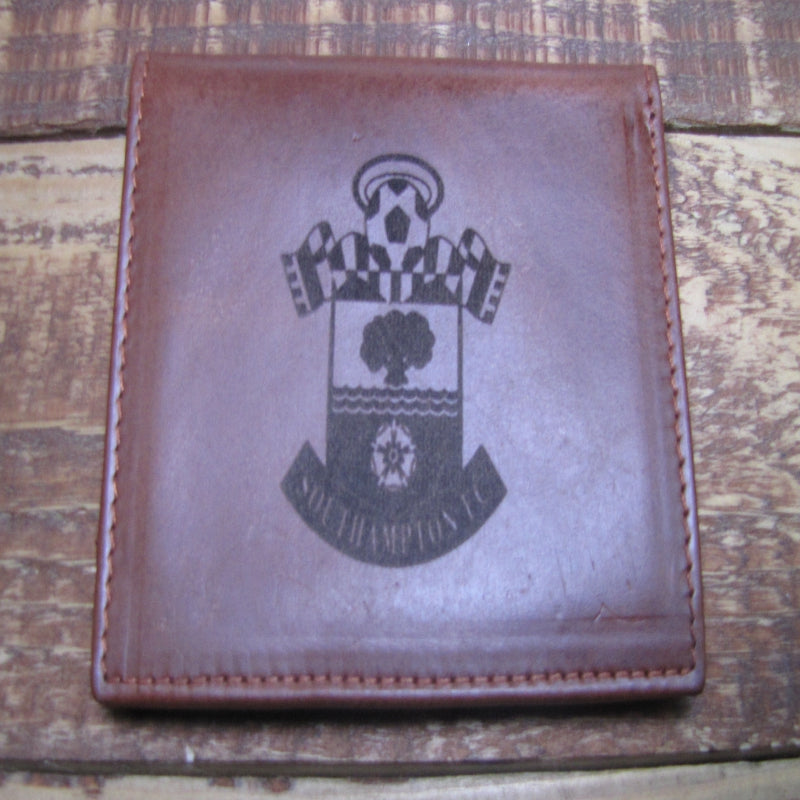 Real Leather Wallet with your Football Crest Logo (Any Team)