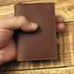 A7 Personalised Leather Notebook Gift (Brown)