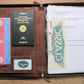 Brown Leather Classic Car Document A4 Folder Portfolio H0100-BRN-CLASSIC CAR