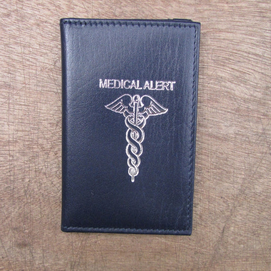Medical Alert Card Holder Blue