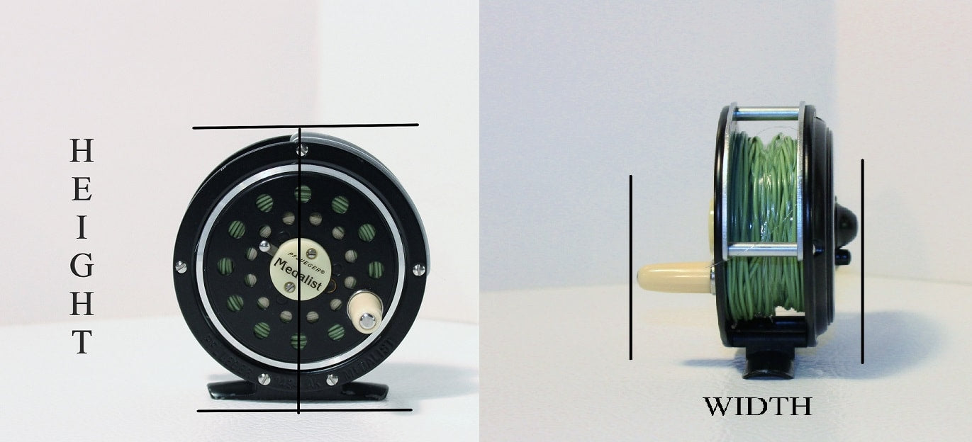 Genuine Leather Fishing Reel Case Small Size 3 1/4