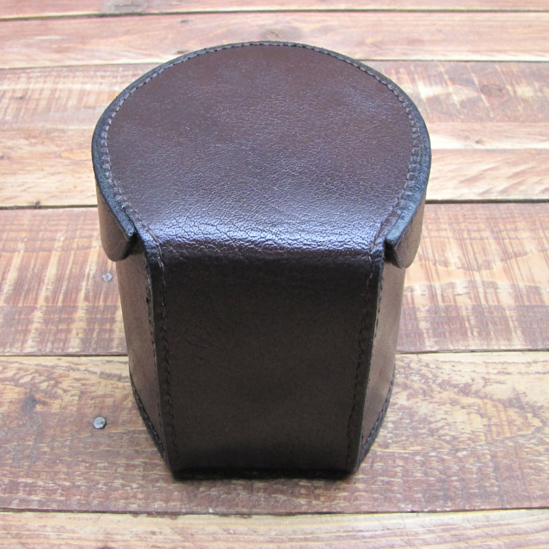 Genuine Leather Fishing Reel Case Small Size 3 1/4