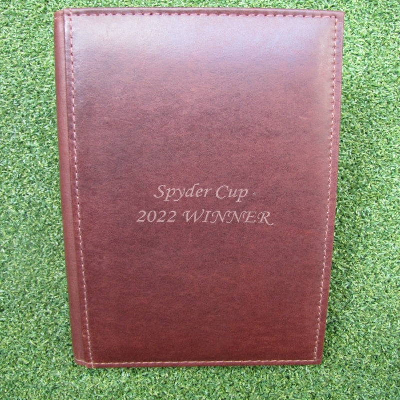Golf Player Gift Score Card Holder & Golf Glove for Men - Personalisation Included in Price!
