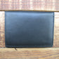 Black Leather Oyster/Travel License ID Card Wallet