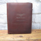 Brown Leather Classic Car Document A4 Folder Ring Binder VS993