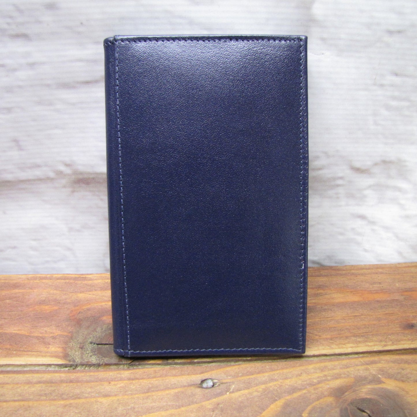Genuine Leather Blue Golf Score Holder with Option to Personalise