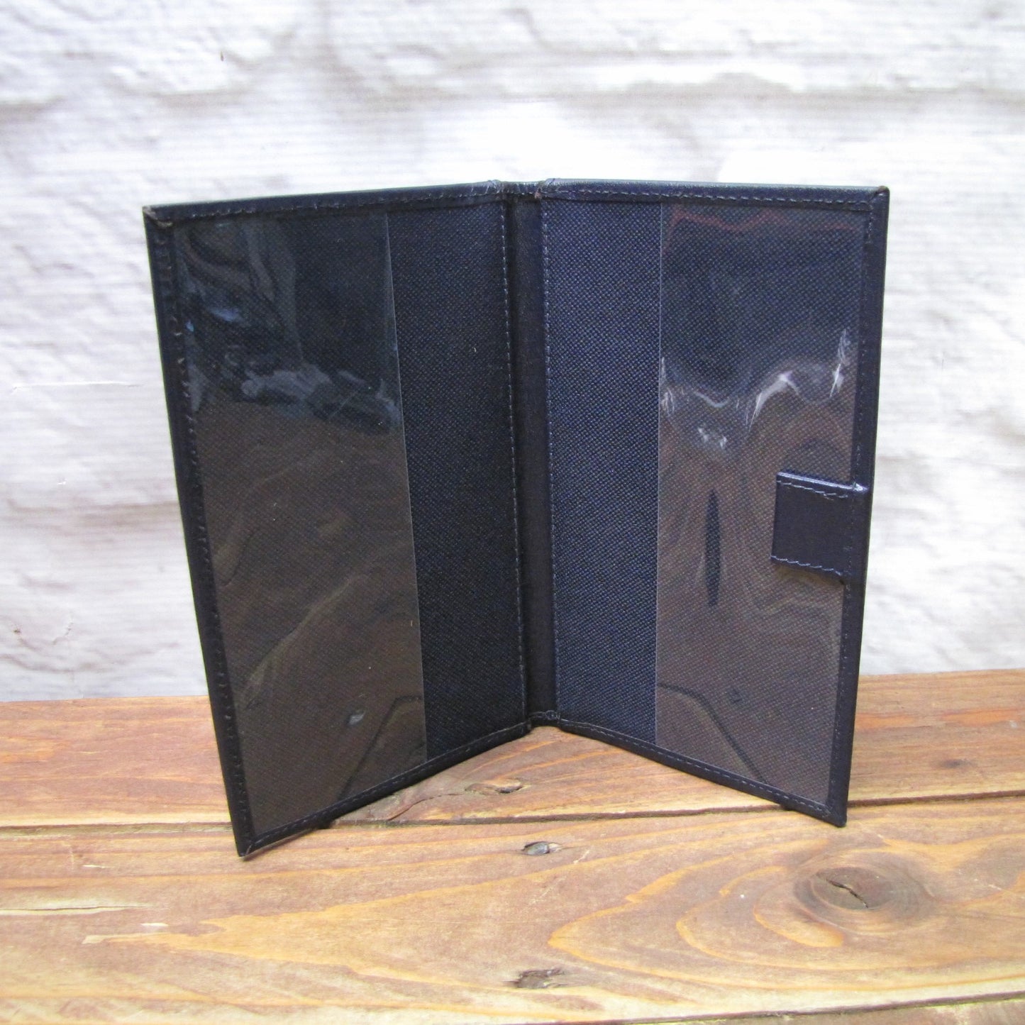 Genuine Leather Blue Golf Score Holder with Option to Personalise