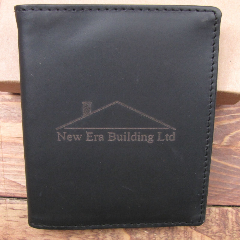 Black Leather A7 Style Notepad Holder H0087-BLK