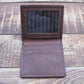 Leather ID Wallet Tan Leather