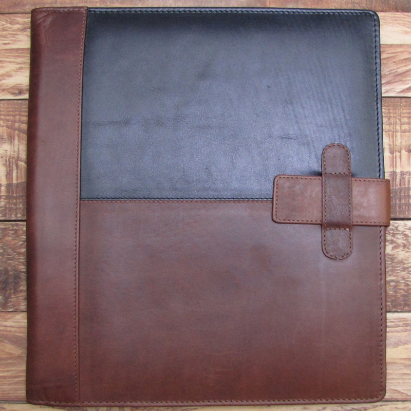 A4 Folder Personalised Leather Leaving Gift Name & Message IT124-BT-LG