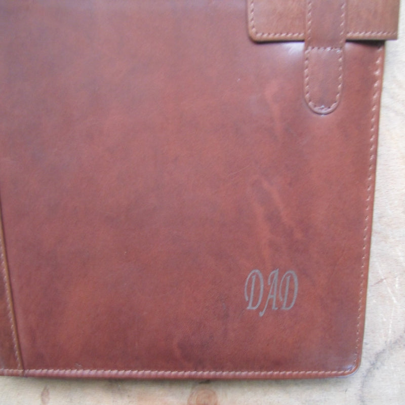 Brown Leather A4 Folder Organiser Portfolio IT124-brn