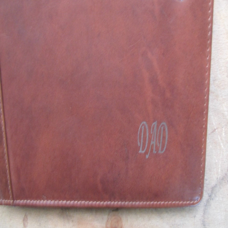 A4 Brown Leather Folder Fold Close Folder vs829